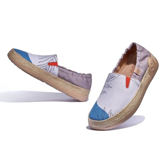 UIN Women's Espadrilles Canvas Walking Casual Shoes(Corner at Backyard Marbella) - Picture 3 of 9
